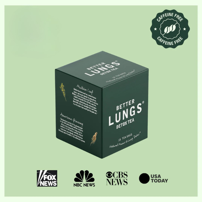Daily Lung Cleanse Detox Tea – Herbal Support for Mucus & Breathing