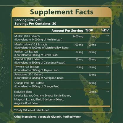 Mullein Lung Support Drops