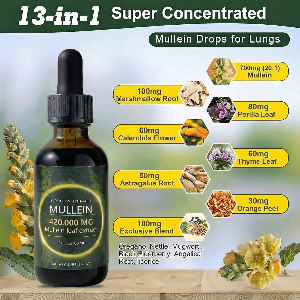 Mullein Lung Support Drops